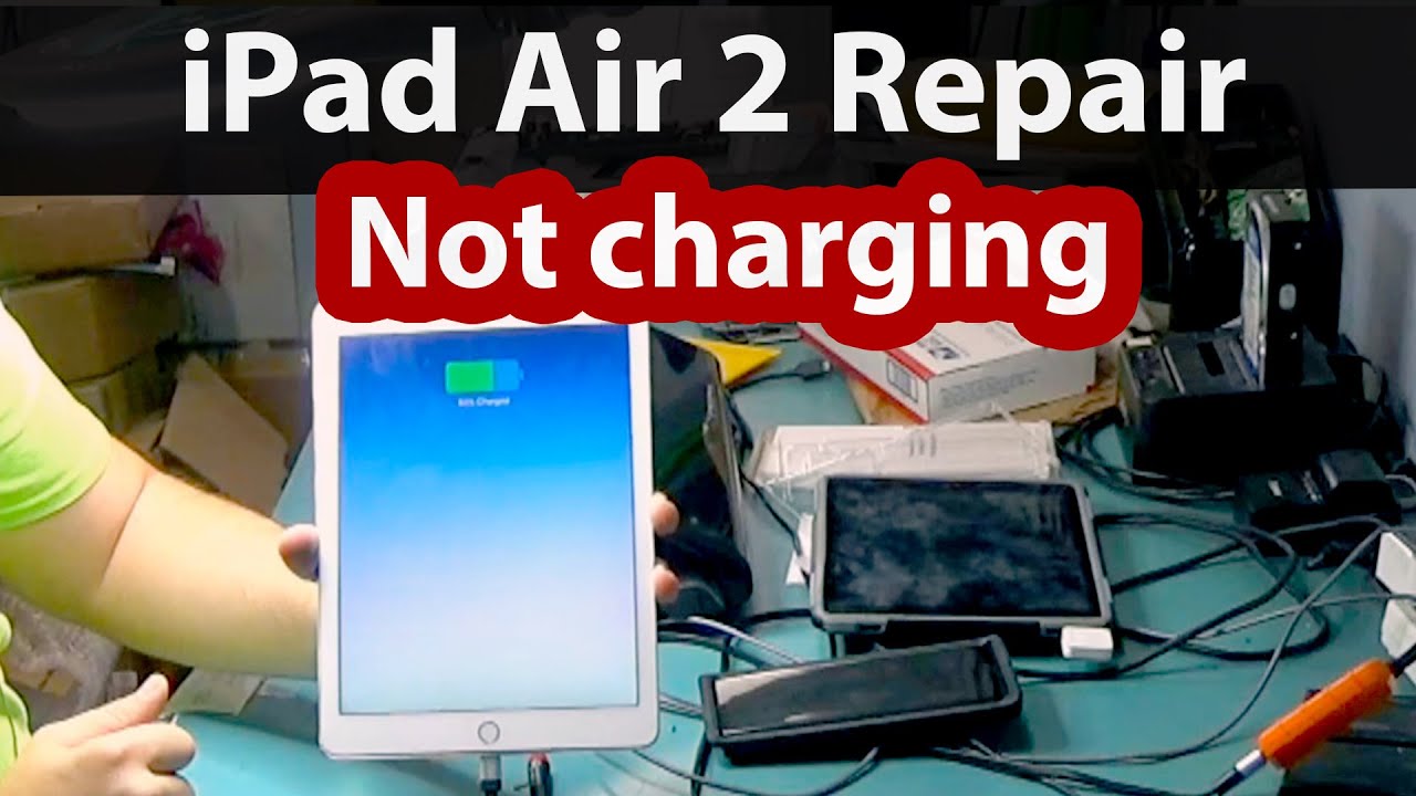 iPad Air 2 Loose charging port Flex cable soldering and replacement