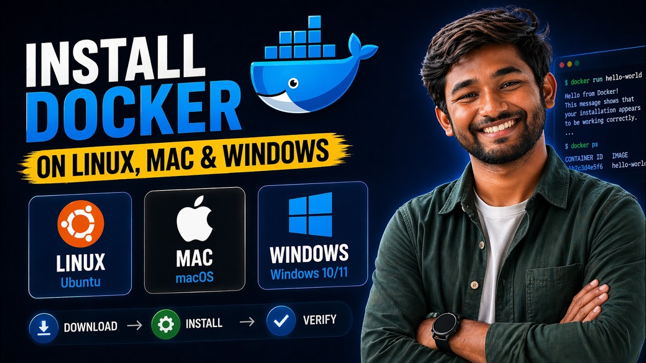 Как установить Docker на Linux, Mac и Windows | Пошаговое руководство
