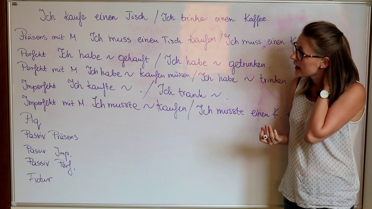 Niemiecki od poziomu B1 - poznane czasy i strony; przekształcanie zdań