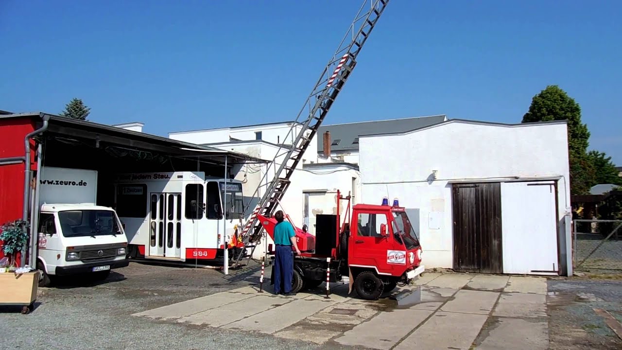 Multicar M 25 Drehleiter 10 Meter Zeuro Zeutrie Möbel Betriebsfeuerwehr