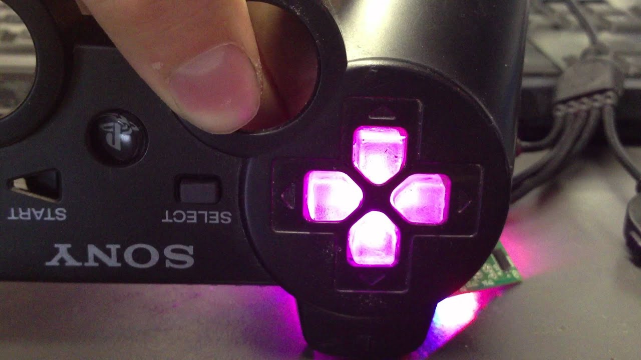 HOW TO Tutorial Ps3 Controller durchsichtiges Steuerkreuz beleuchten FULL HD GERMAN DEUTSCH
