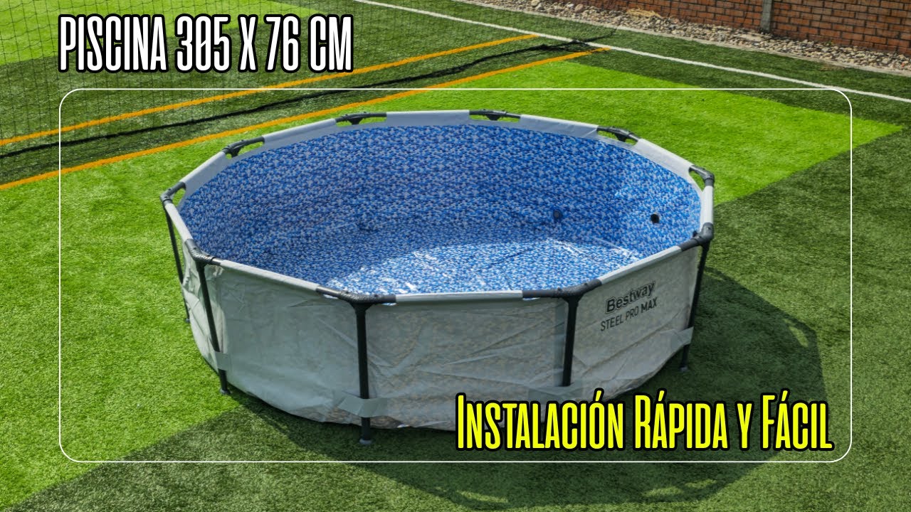 Cómo instalar una piscina estructural de 305 x 76 cm | Fácil y paso a paso (2026)