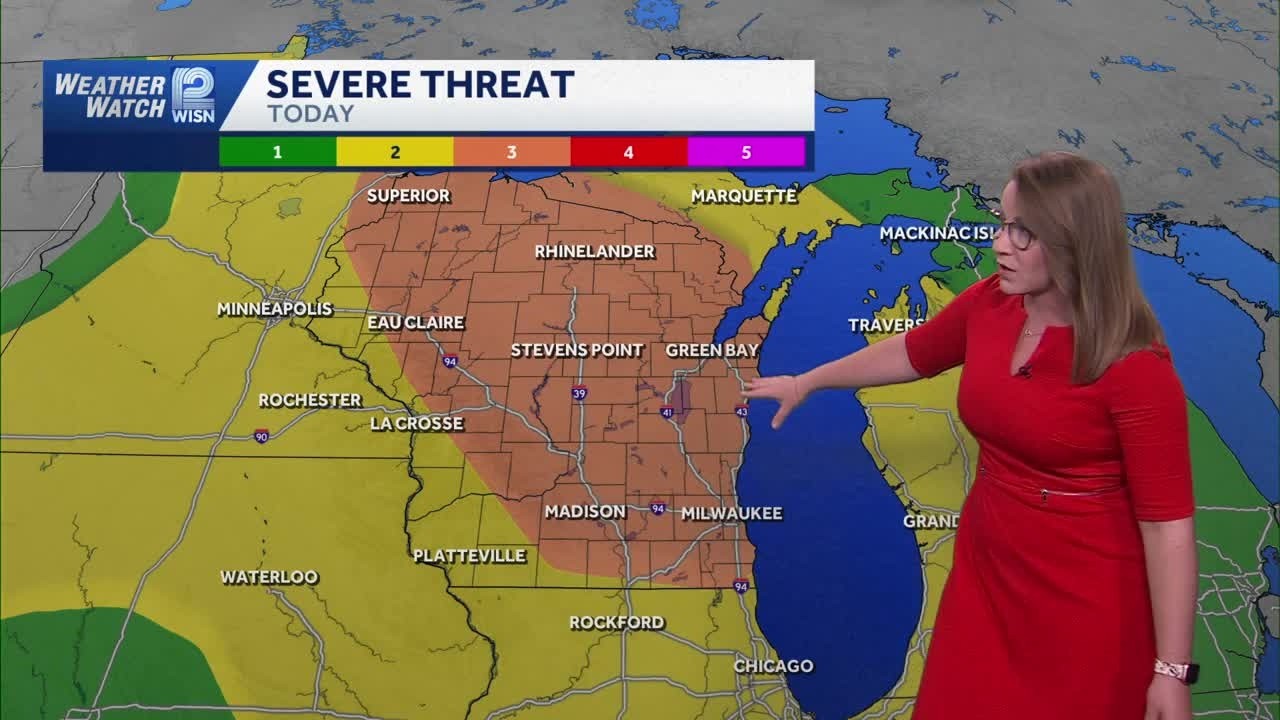 SE Wisconsin Weather: Rounds of severe storm chances