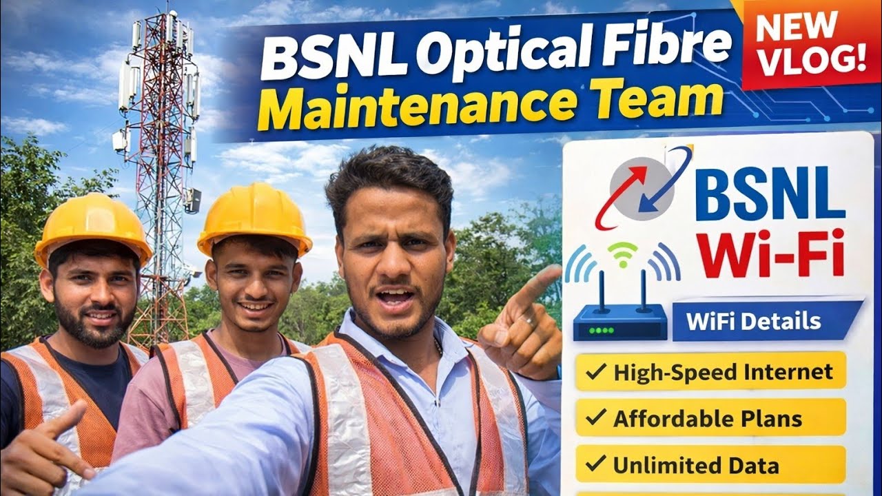 BSNL Fibre fault restore kaise karte hain all details 😎BSNL new update👍#vlogs 