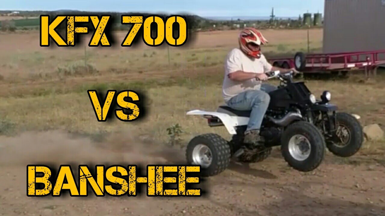 1 BANSHEE vs 1 KAWASAKI KFX 700