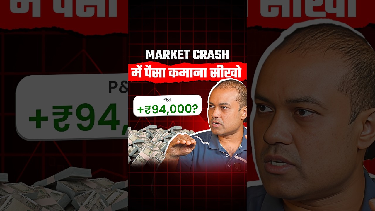 Learn To Earn From Market Crash! | Govind Jhawar 