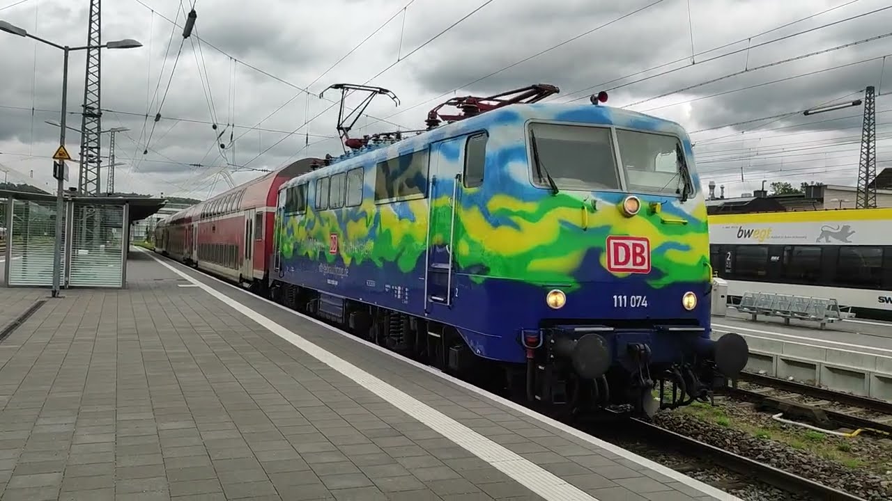 Baureihe 111 exiting Heilbronn