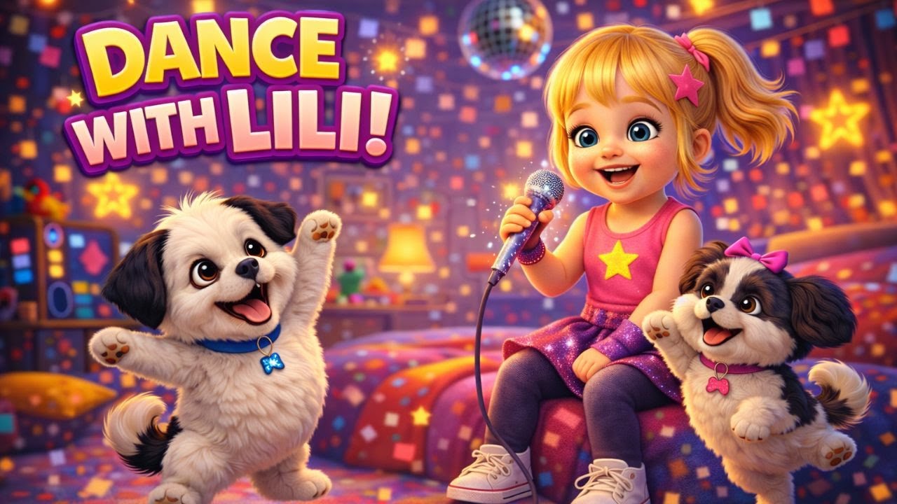 Танцуйте с Лили! 🎶 Веселая детская песенка и милые собачки | Детская танцевальная музыка