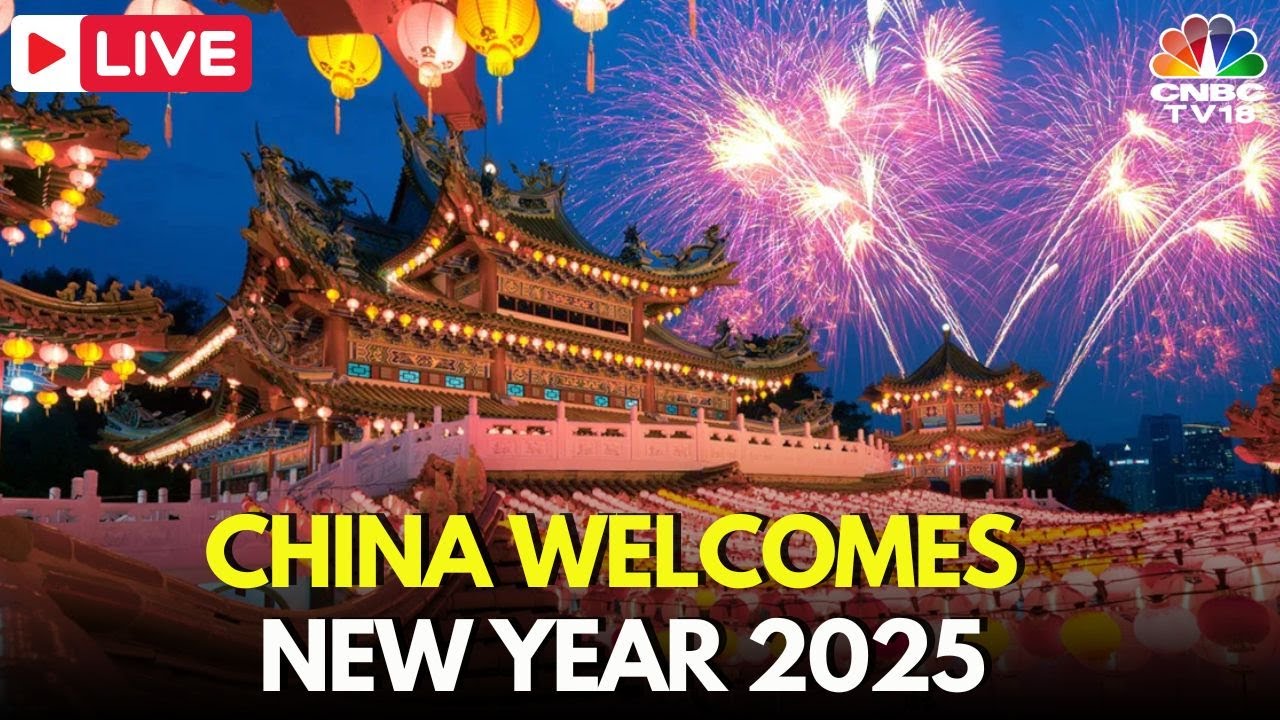 China New Year 2025 LIVE: China Welcomes New Year With Fireworks Display | Beijing New Year | N18G