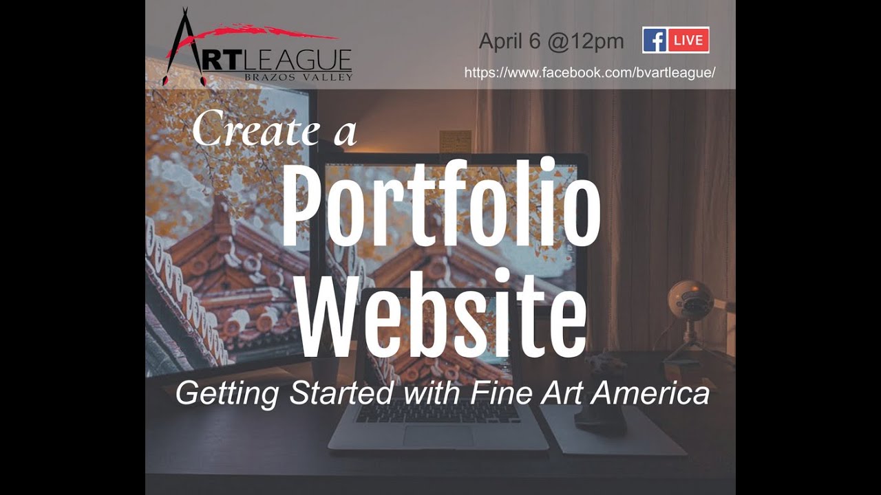 Create a Portfolio Website: Getting Started with Fine Art America