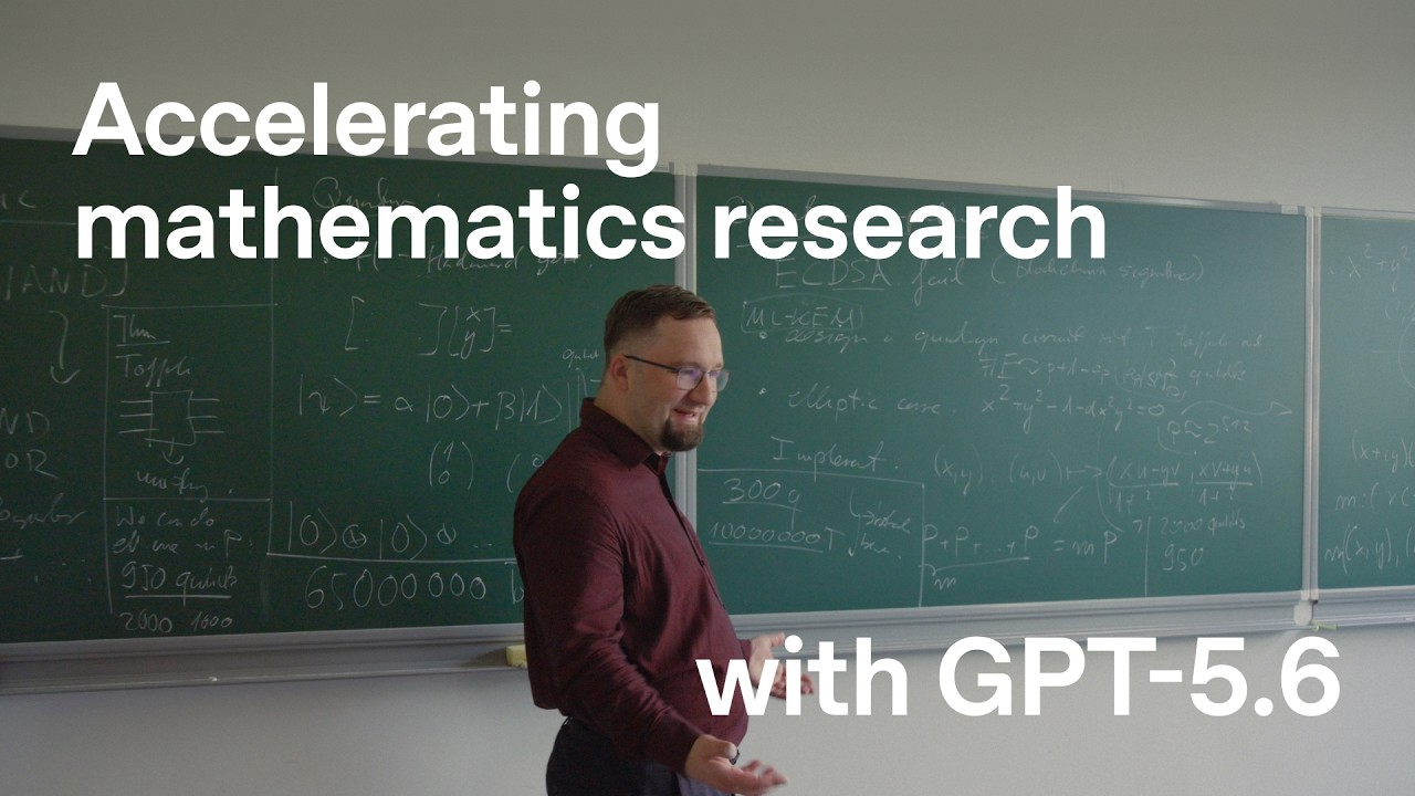 Meet a mathematician solving previously unsolvable math problems with GPT-5.6