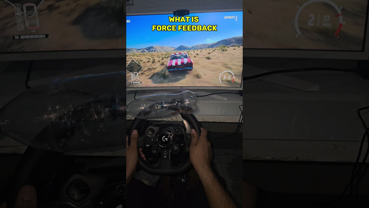 🚗💨 Ever wondered how Force Feedback works on the Logitech G923 Racing Wheel