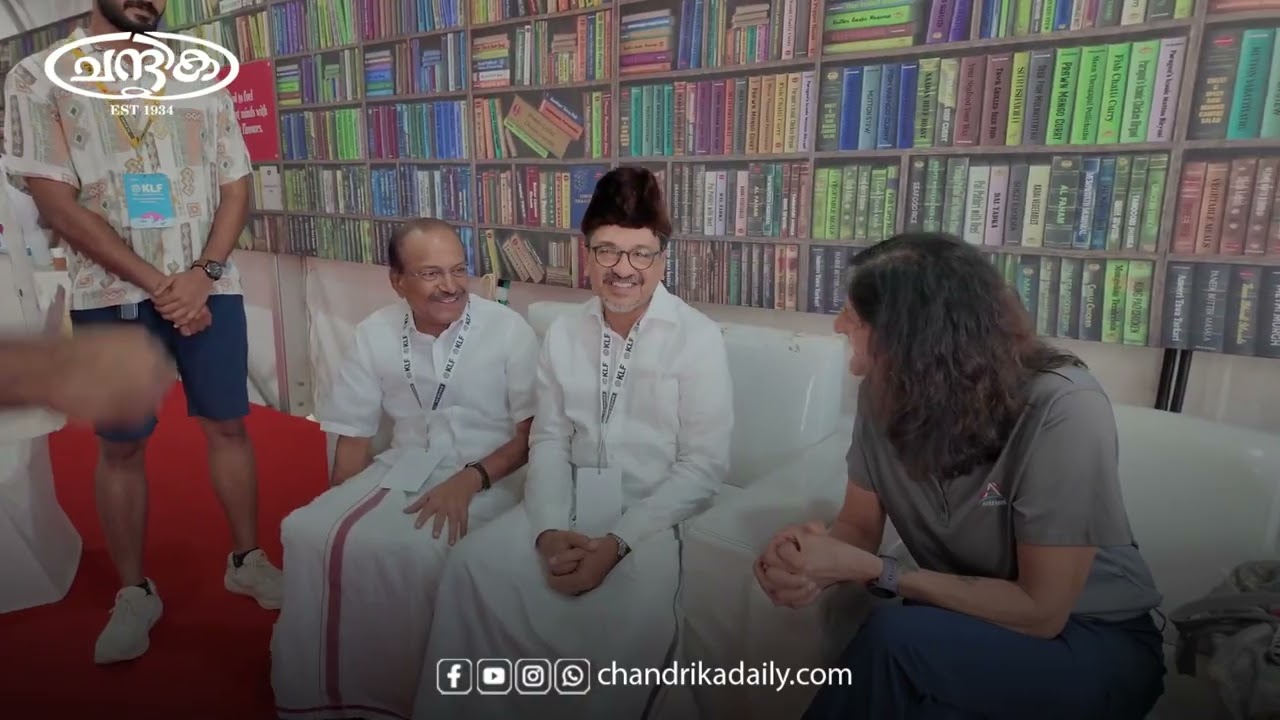സുനിതാ വില്യംസുമായി കൂടിക്കാഴ്ച നടത്തി സാദിഖലി തങ്ങളും പി.കെ കുഞ്ഞാലിക്കുട്ടിയും