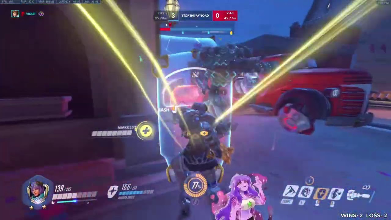 BRIGITTE IS BUFFED! VIOLET BRIGITTE GAMEPLAY! OVERWATCH SEASON 24 TOP 500