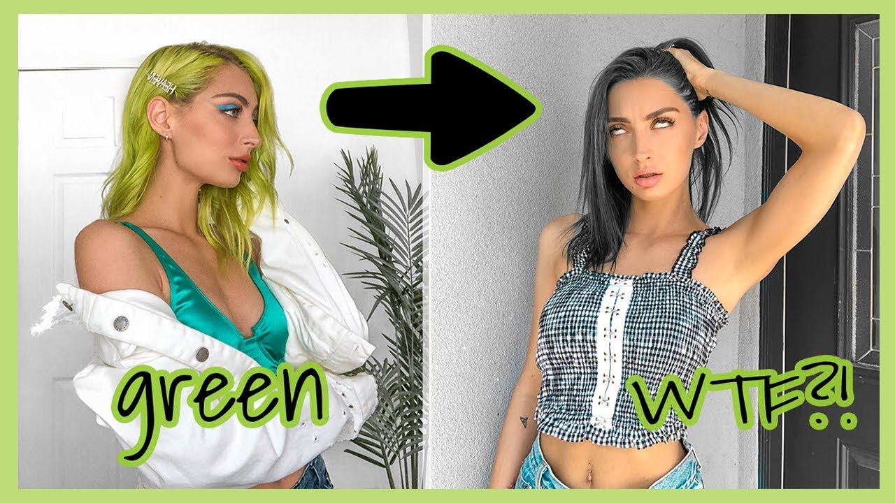 watch me dye my HAIR BLUE and FAIL | not kidding what color is this?
