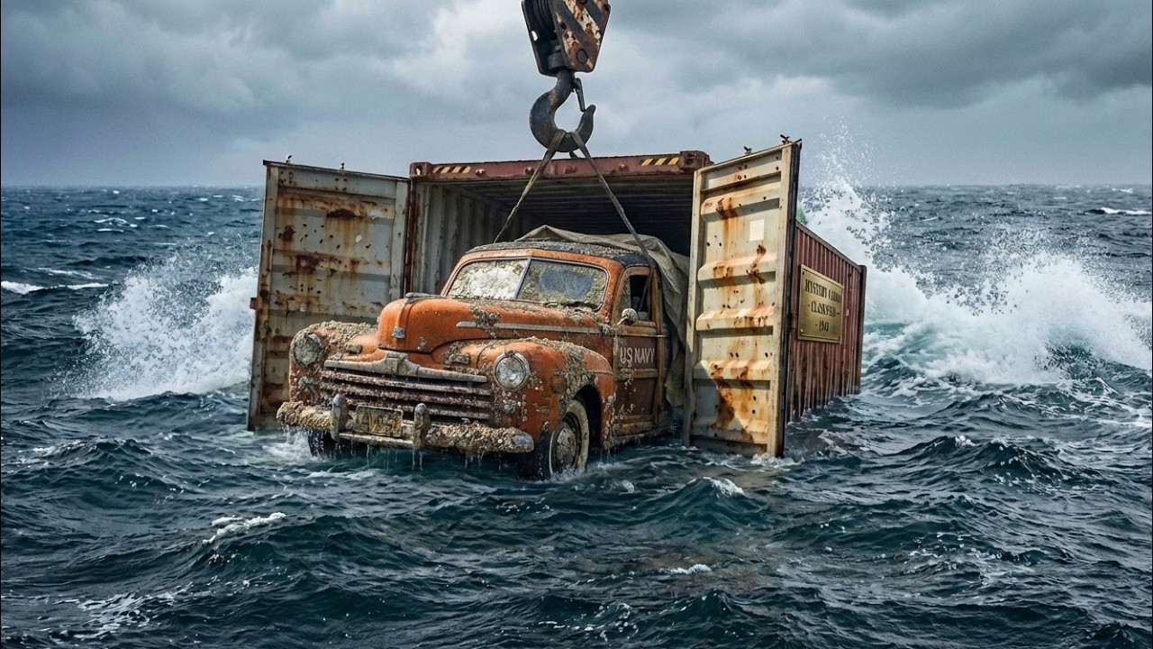 We Found Mystery 1940s Navy Ford at Ocean Bottom