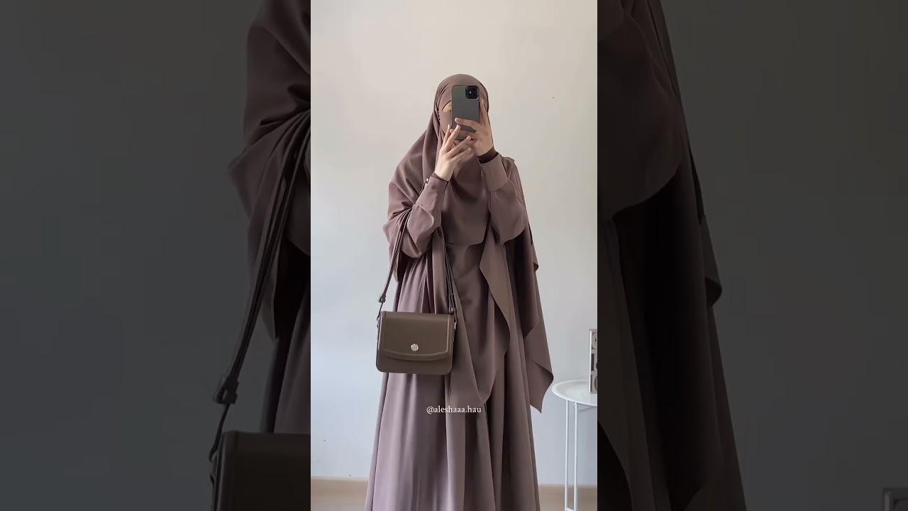 Wearing new type of abaya | DM me on Instagram link in my channel bio |