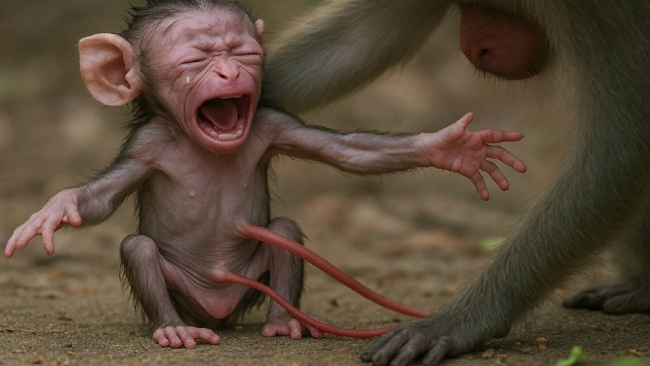 Leo Monkey’s Cry Was So Loud… Everyone Turned 😭