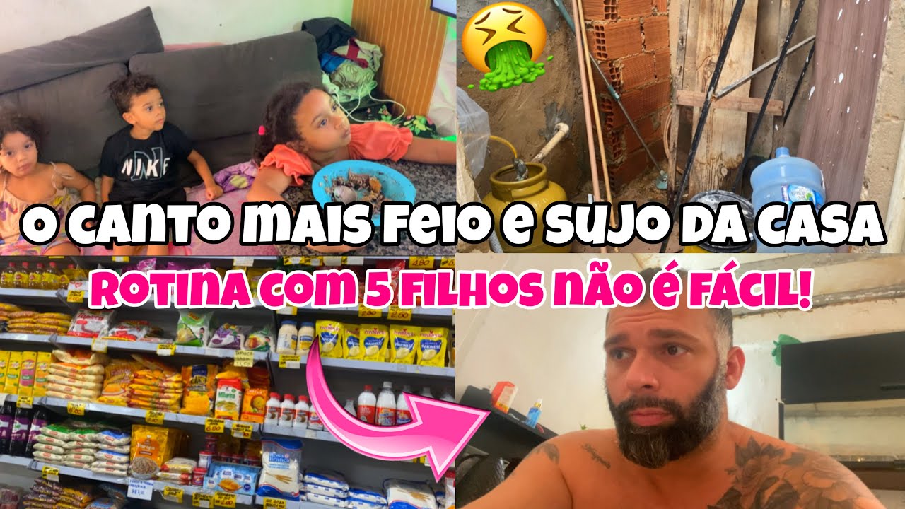QUE NOJO 🤮  ESTAVA TUDO MUITO SUJO | PRIMEIRA FAXINA PESADA DO ANO 🤯 | NOAH PASSOU MAL NOVAMENTE 