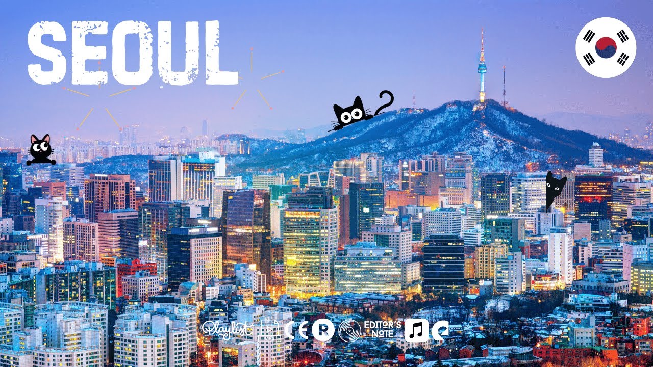 Cozy Solo Piano Playlist | Soothing Melodies Under the Seoul Night Sky for relax 🌌🎹