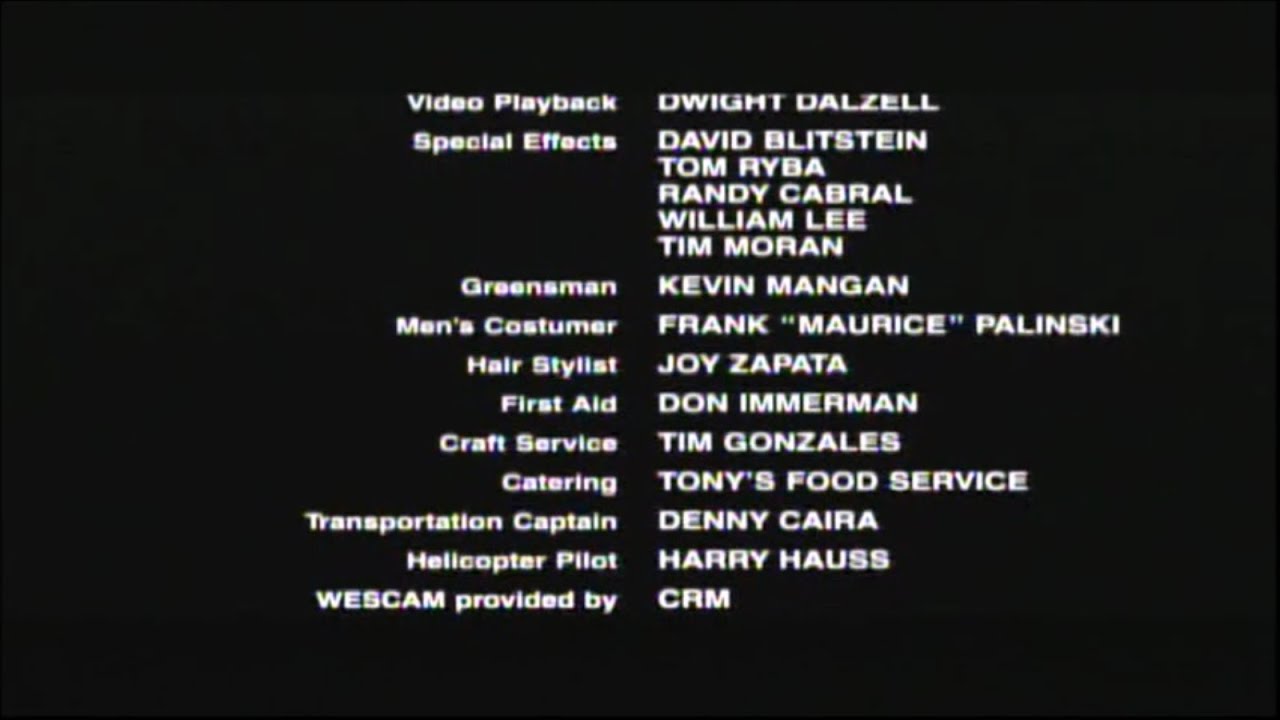 Back To The Future Part 3 (1990) End Credits (Starz Comedy 2025)