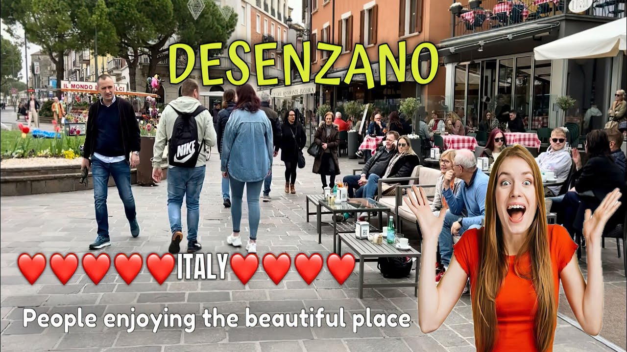 LAGO DI GARDA | Desenzano del garda | 4k hdr60fps | Walking Tour