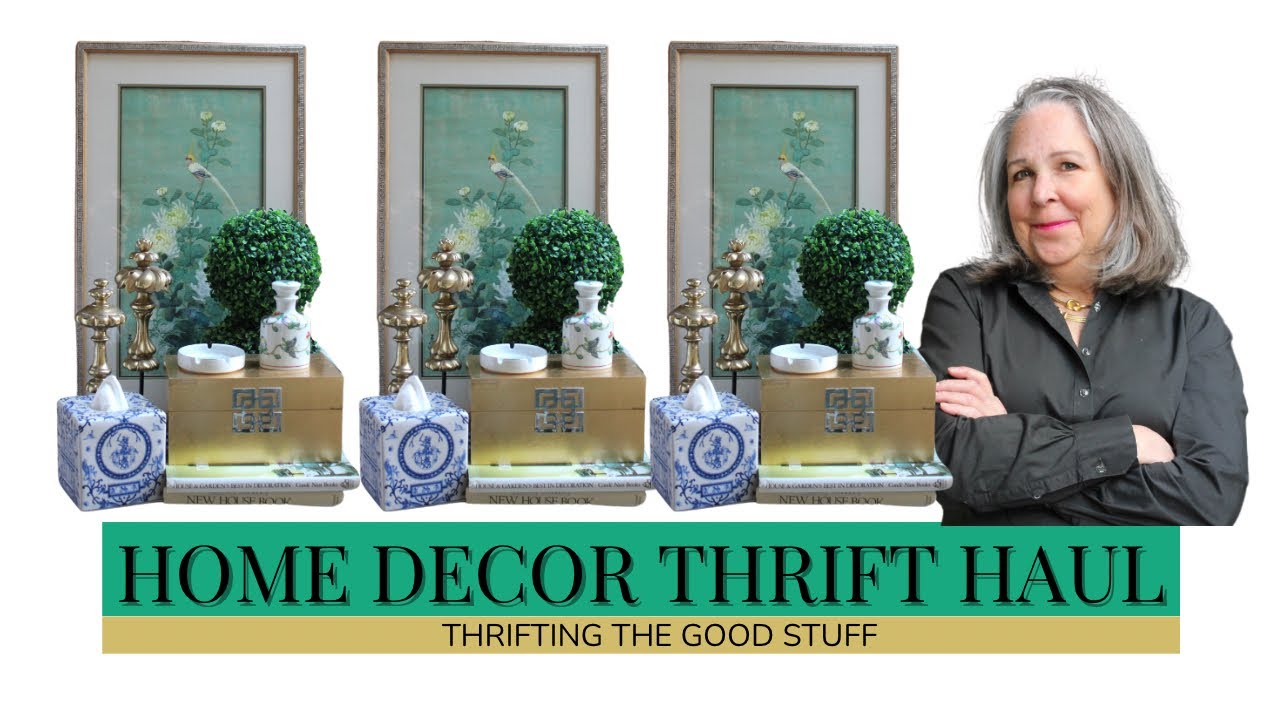 Thrift With Me | Goodwill Thrift Haul | Fabulous Vintage Second Hand Home Decor Haul