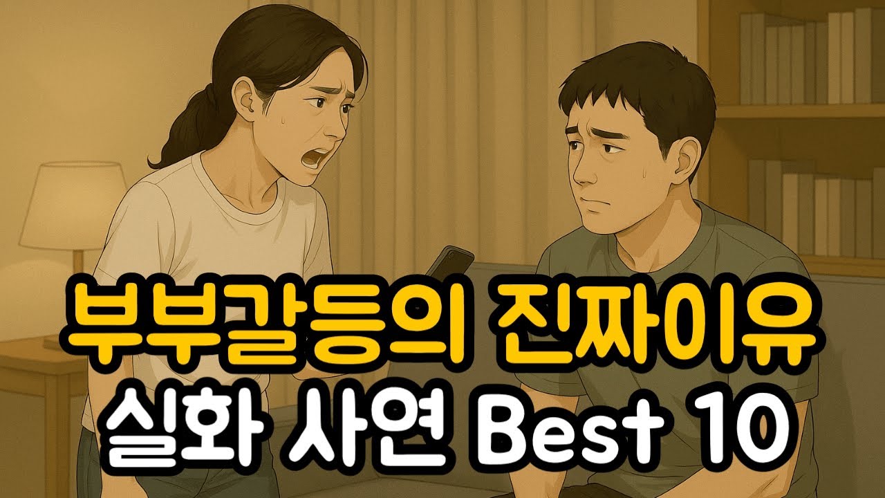 실화로 보는 부부 갈등의 모든 것 | 부부이야기 | 고민사연 | 사랑의끝과현실