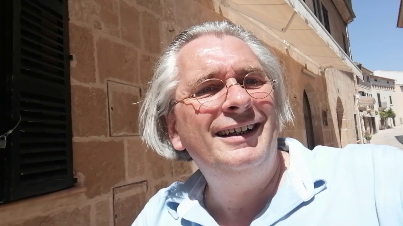 Mallorca Alcudia Old Town, after lockdown as an wheelchair bound amputee, everything for ourselves