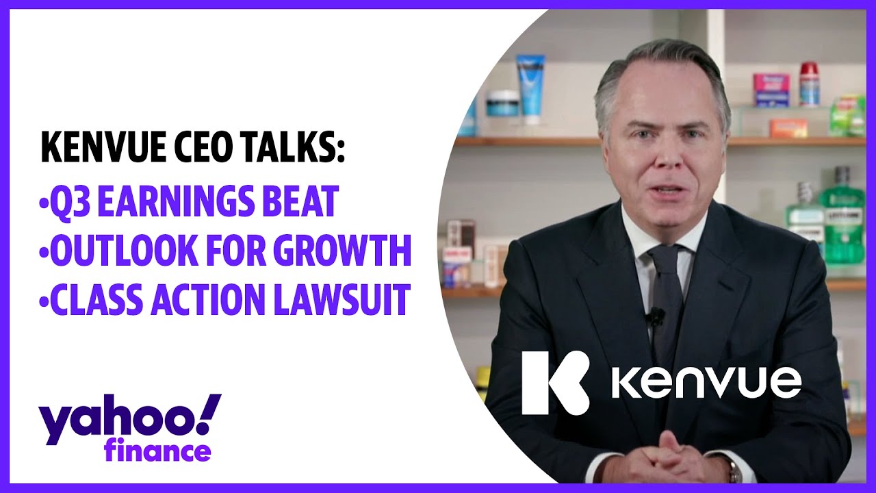 Kenvue CEO talks Q3 earnings beat, growth outlook, class action lawsuit