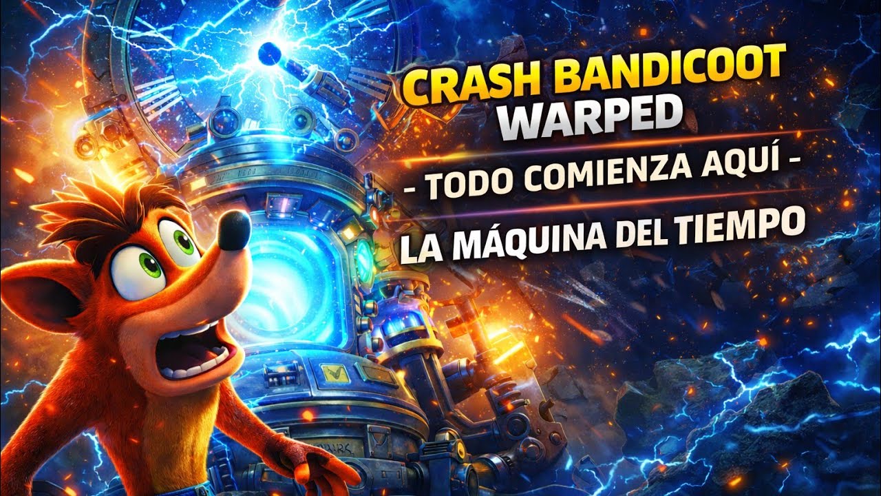 Así Comienza Crash Bandicoot Warped ⏳🔥 | La Máquina del Tiempo