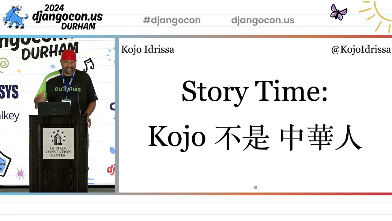 DjangoCon US 2024 - Orientation with Kojo Idrissa