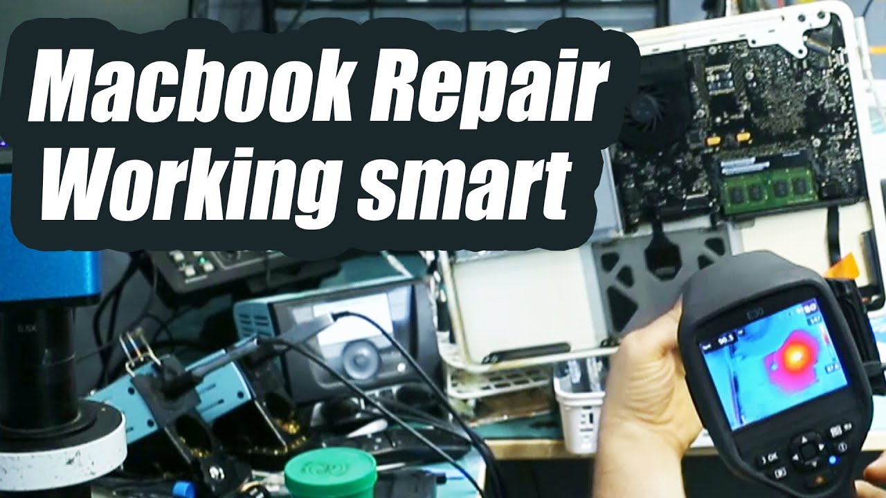 Macbook Pro No Power Repair using Flir Cam - Working Smart not Hard