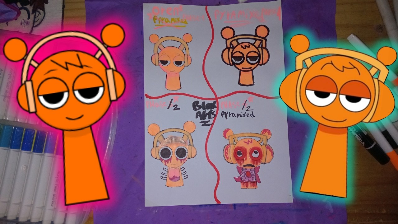 Sprunki Oren Evolution: Phases 1-4 in One Video! | BloxArts