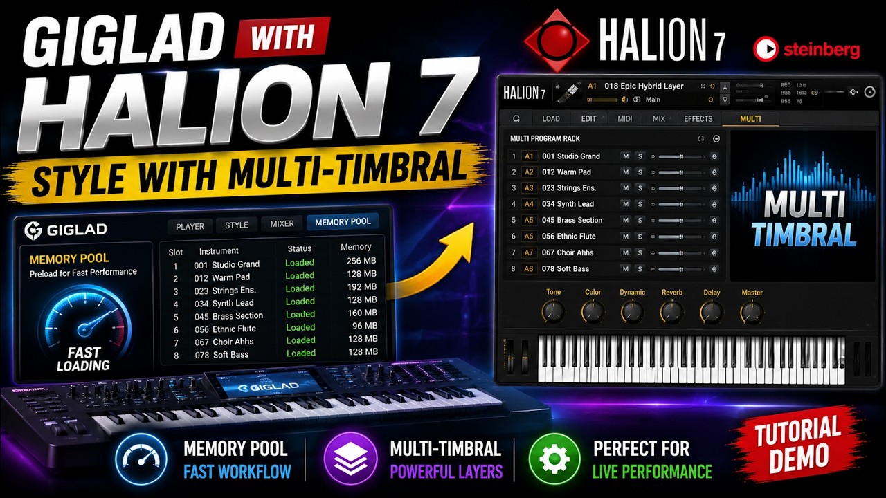 Giglad with Halion 7/ How the style works with Halion 7