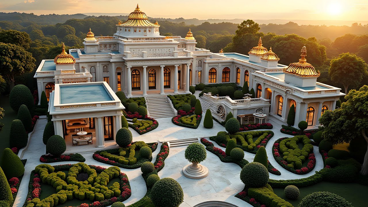 Modern Multimillion Mansions Enhanced by a Whisper of Historical Splendor and Elegant Architecture