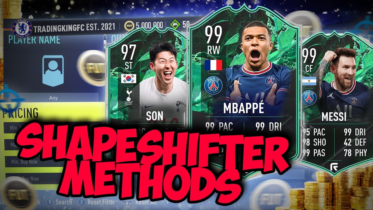 MAKE 100K AN HOUR! INSANE SHAPESHIFTERS TRADING METHODS! FIFA 22 SNIPING FILTERS TO MAKE COINS!