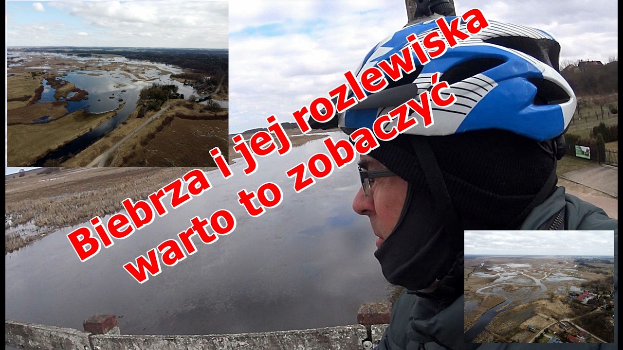 Biebrza rozlała, widoki zachwycające!!!.