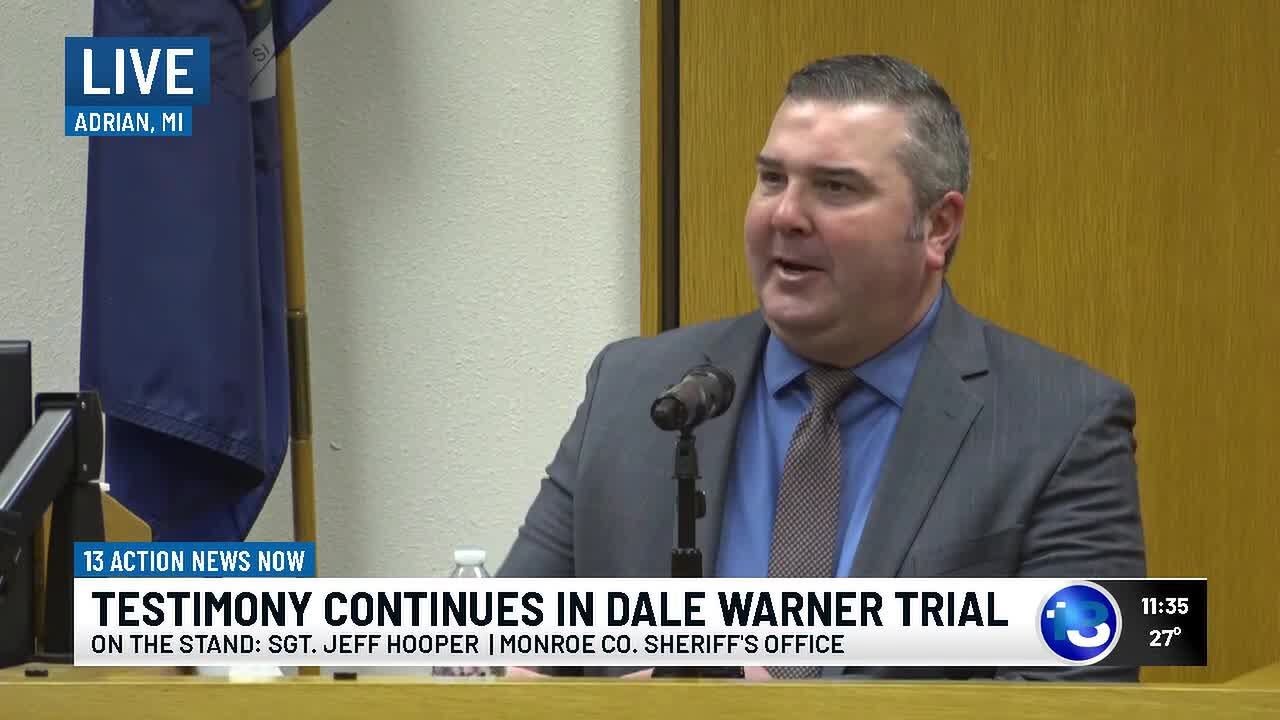 Monroe Co. Sergeant testifies during day 9 of the Dale Warner murder trial