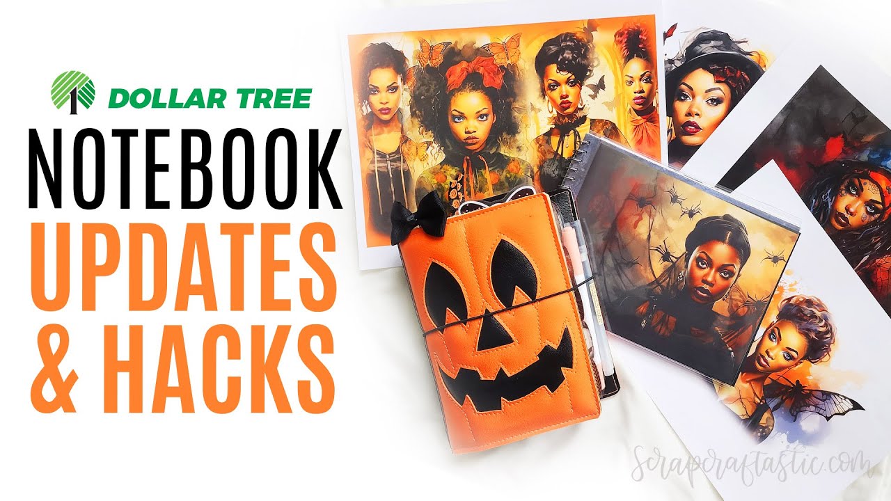 DIY DOLLAR TREE Notes Organizer Diary UPDATES & October PLANNER HACK