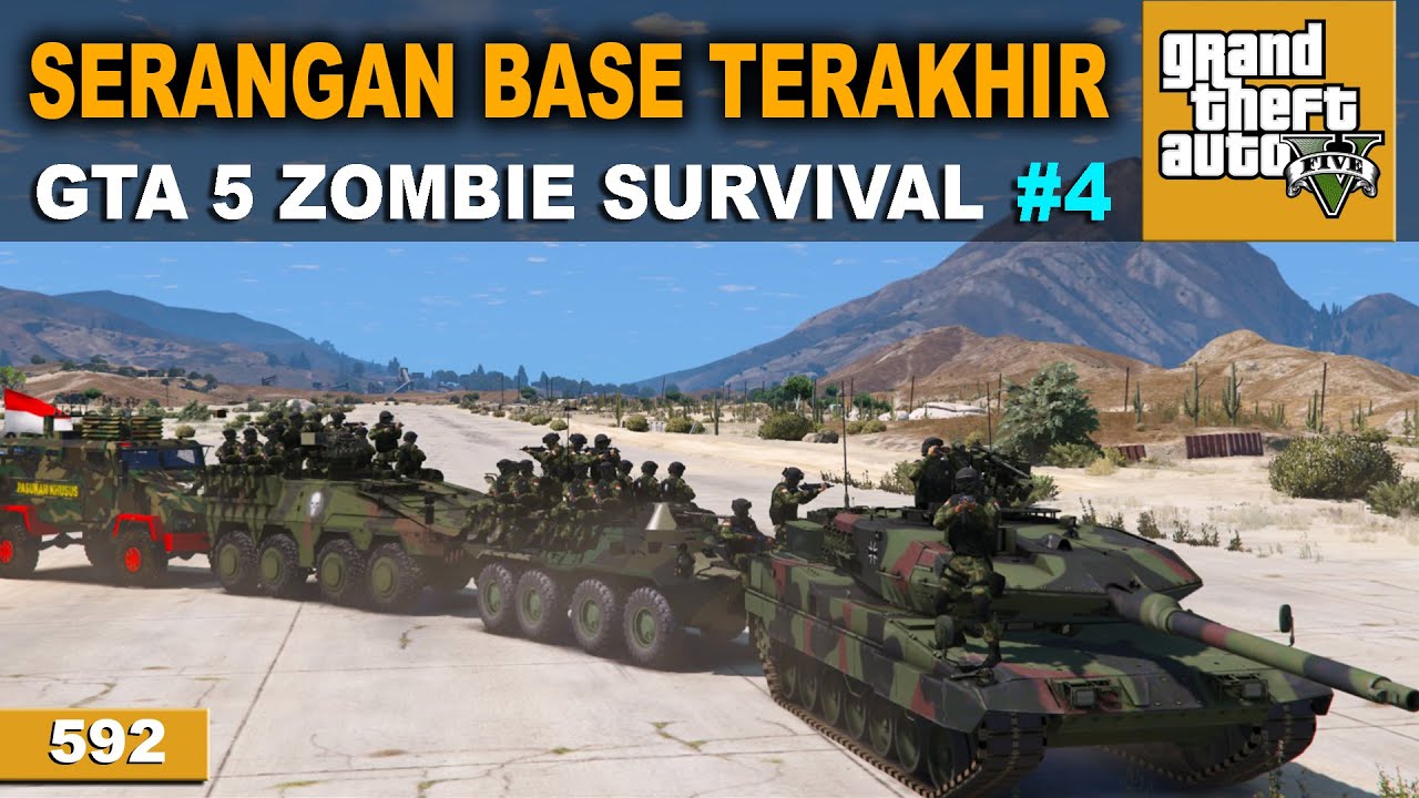 AKHIR DARI EPISODE - GTA 5 ZOMBIE SURVIVAL #592