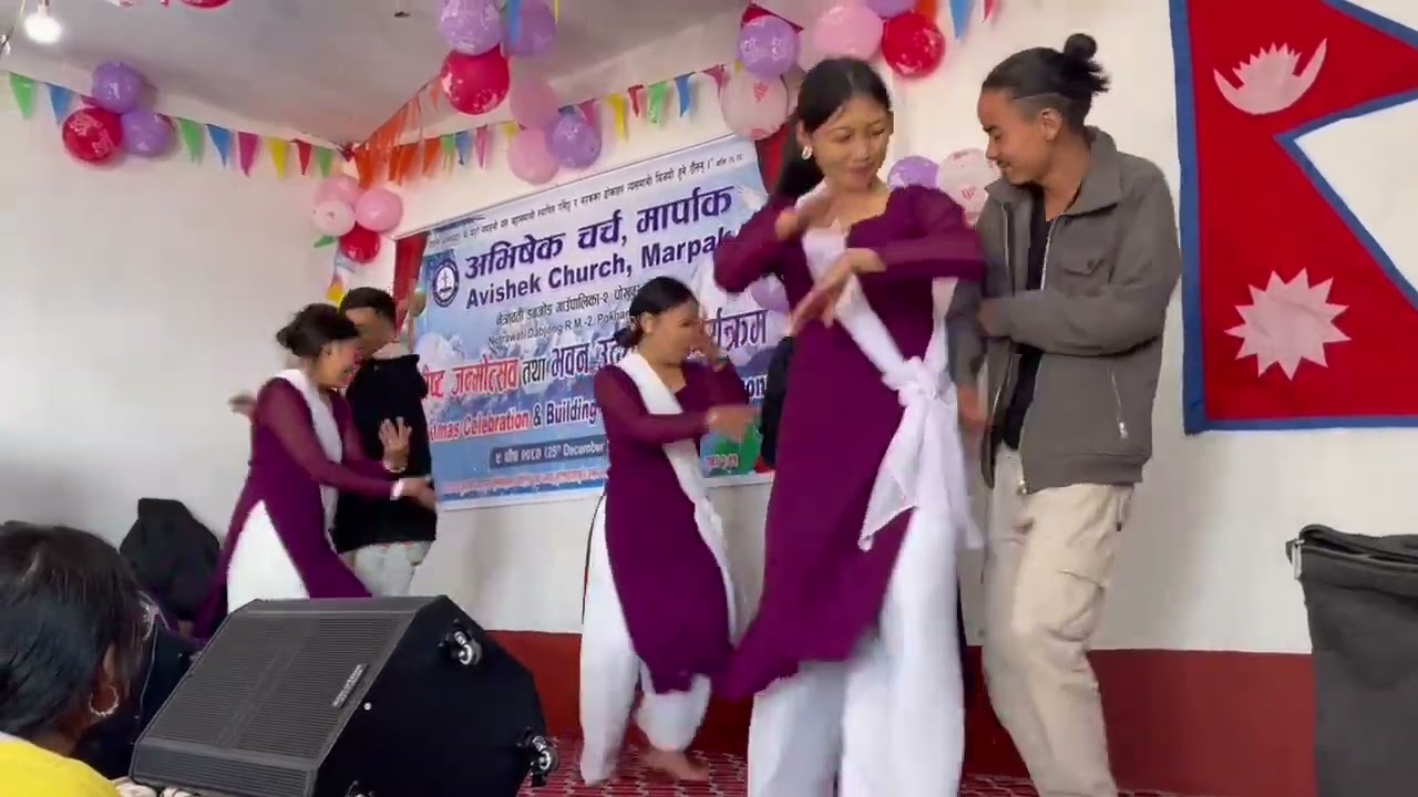 Nepali Christmas Song | Kati saro ramailo Christmas ko belaima | Covered by Avishek Church's youths 