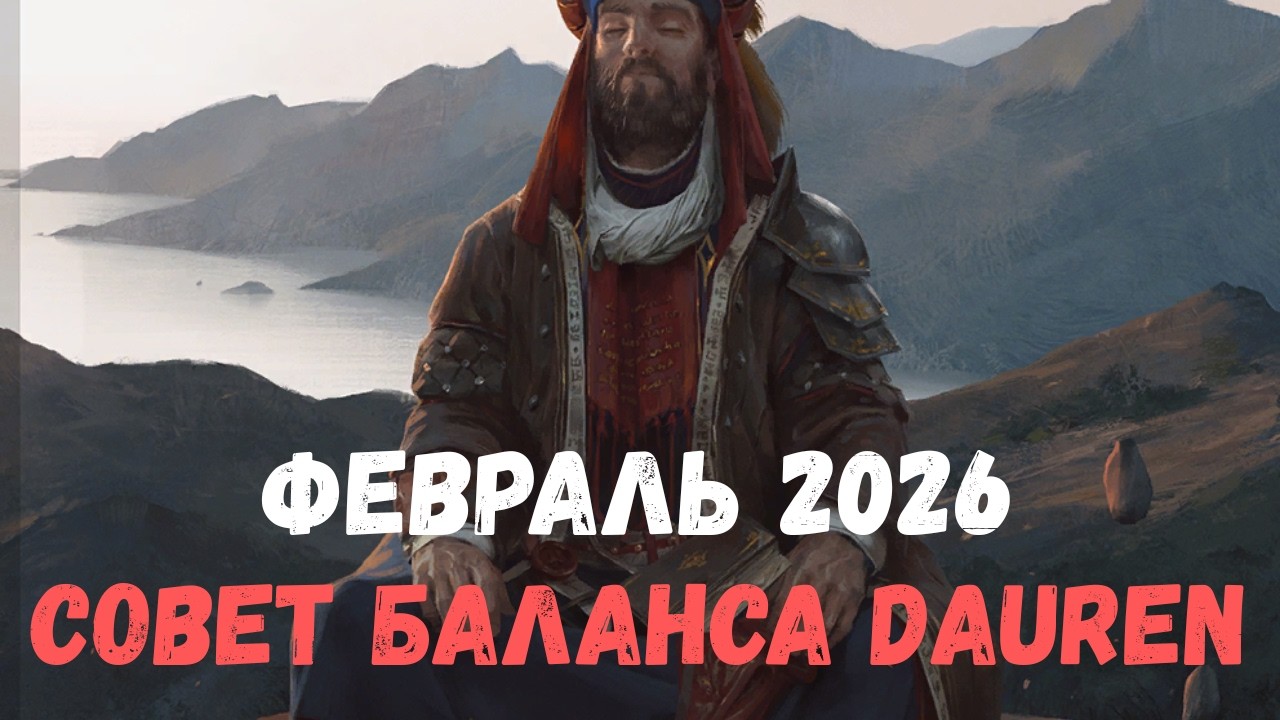 Совет баланса Dauren. Февраль 2026. Balance council. Гвинт.