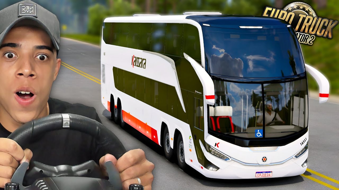 TRABALHANDO COMO MOTORISTA DE ONIBUS DA VIAÇÃO KAISSARA! - EURO TRUCK SIMULATOR 2