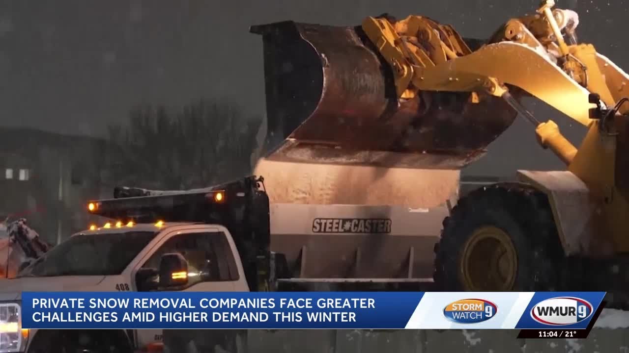 Private snow removal companies face greater challenges amid higher demand this winter