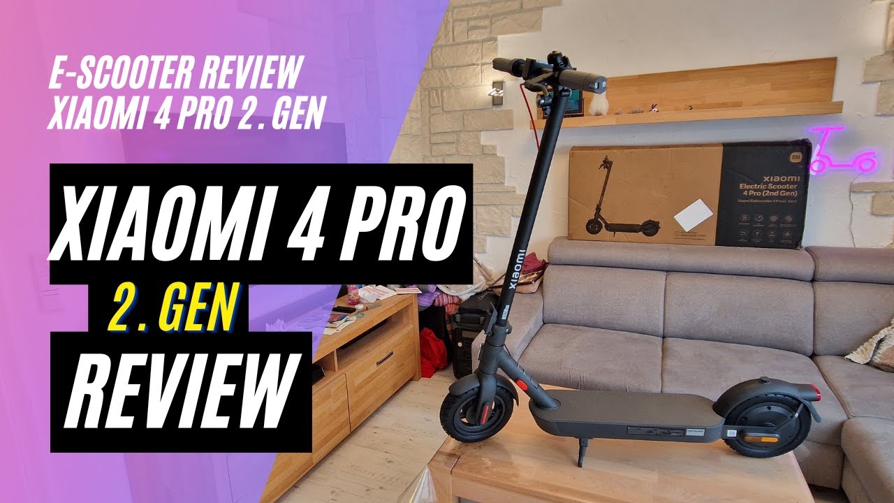🛴 XIAOMI 4 PRO 2nd Gen. 🏆 Review nach ca. 60km (48V; 10,2AH; 400W)