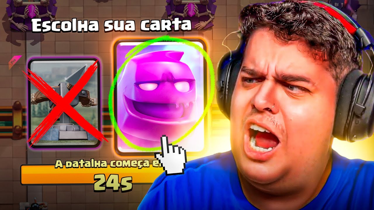 So posso escolher a pior carta no DESAFIO!