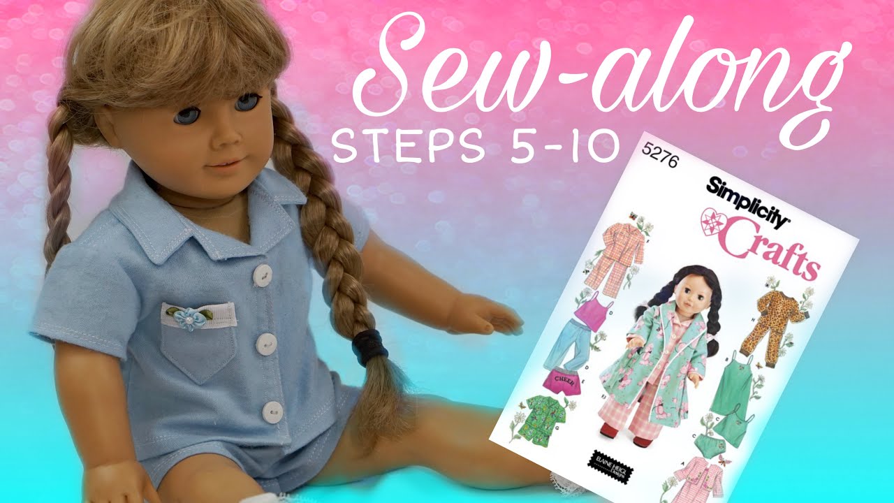 Collar and facing SEWING TUTORIAL for Simplicity 5276 (views F and G) steps 5-10