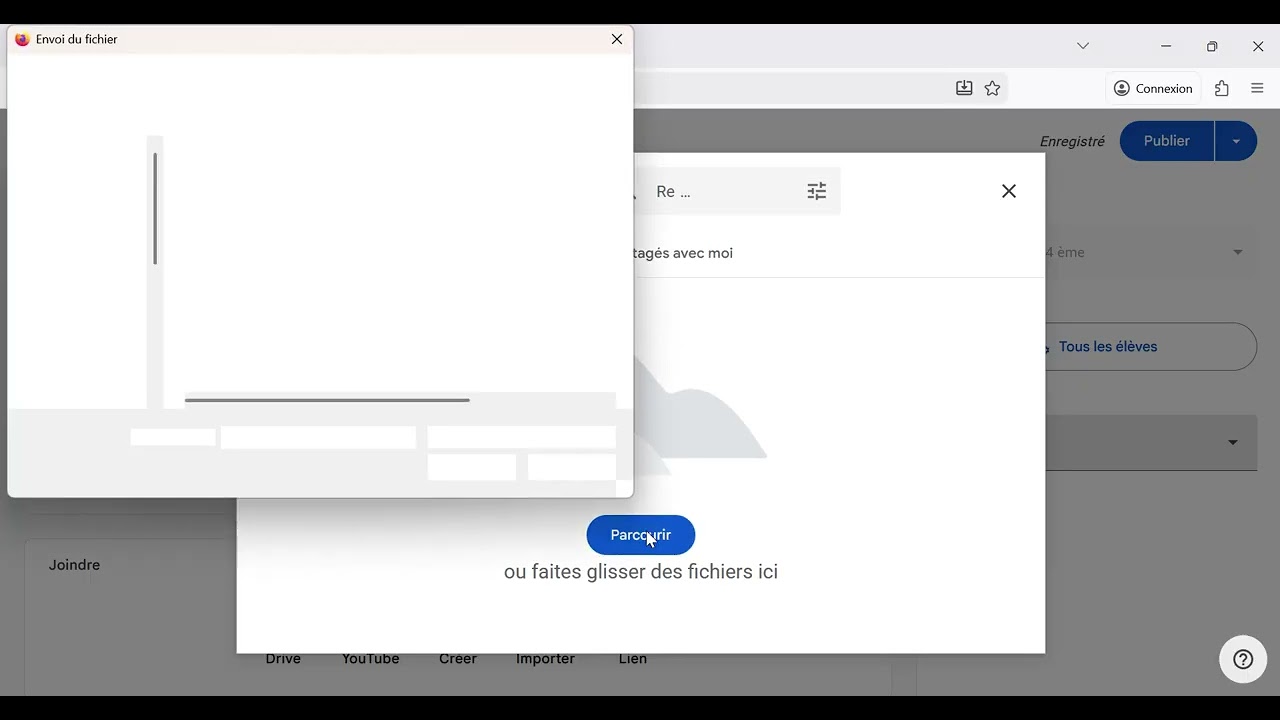 Présentation de classe Google Classroom