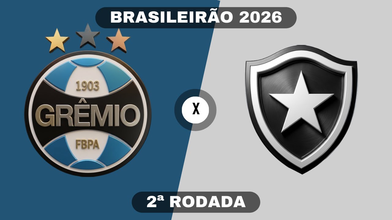 GRÊMIO x BOTAFOGO | Brasileirão 2026 | 2ª Rodada | Simulação PES 21